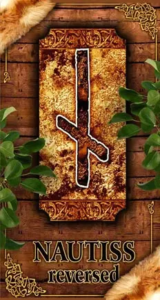 Nauthiz rune reversed reading meaning